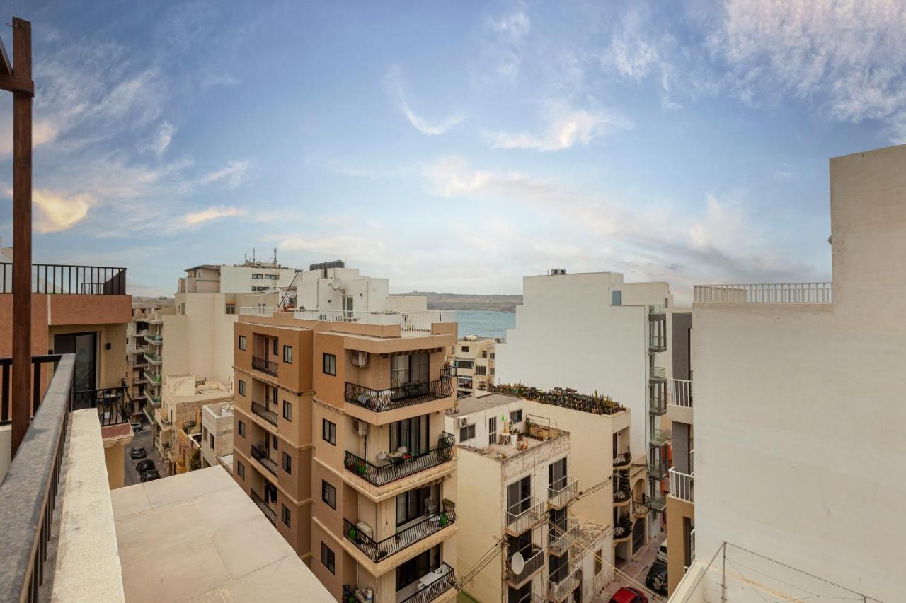 Perfect Seaview Penthouse Apartment St. Paul's Bay Exterior photo